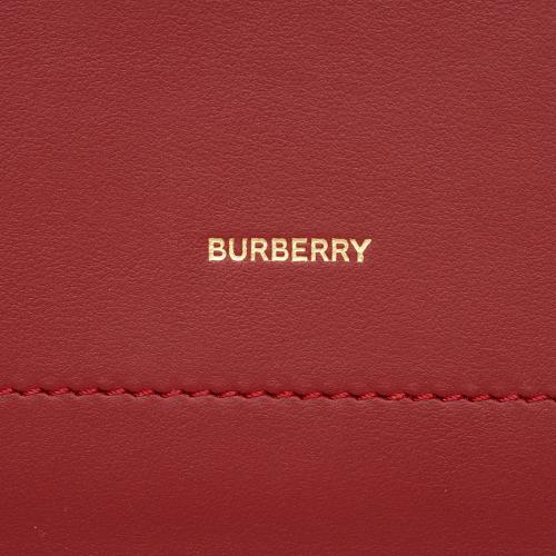Burberry Leather Rowe Snap Wallet