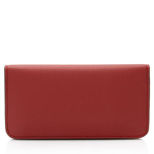 Burberry Leather Rowe Snap Wallet