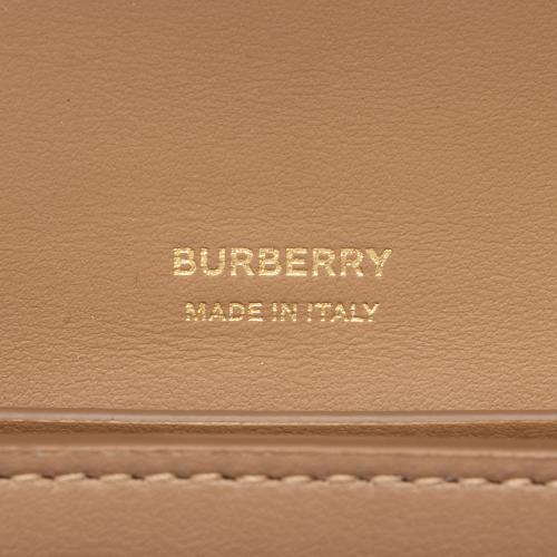 Burberry Quilted Lambskin TB Lola Continental Wallet