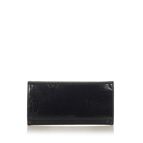 Cartier Happy Birthday Patent Leather Wallet