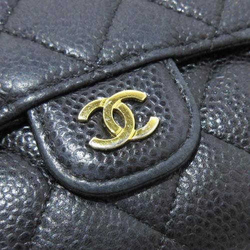 Chanel CC Caviar Trifold Wallet