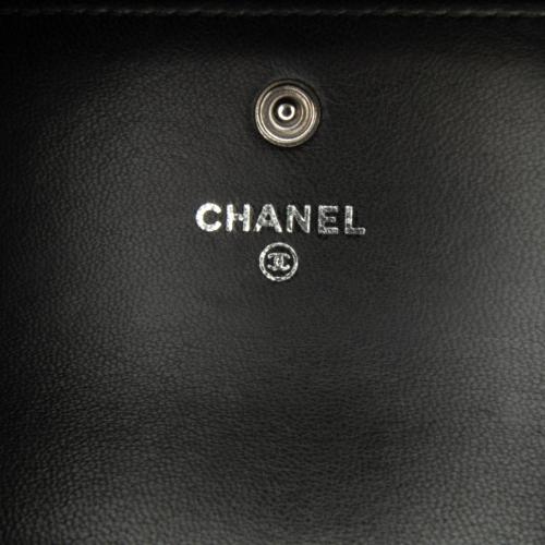 Chanel CC Chevron Lambskin Long Wallet