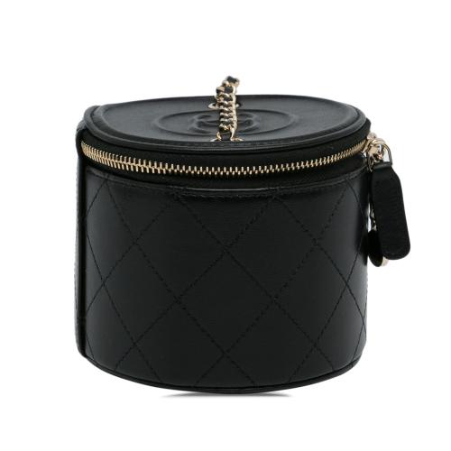Chanel CC Round Vanity Bag