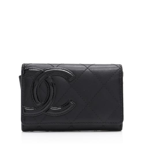 Chanel Calfskin Quilted Cambon Coin Case