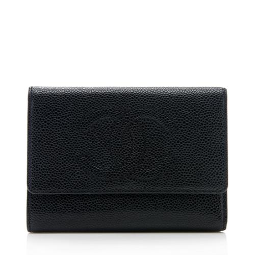 Chanel Caviar Leather CC Wallet