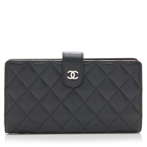 Chanel Caviar Leather Classic L-Zip Wallet