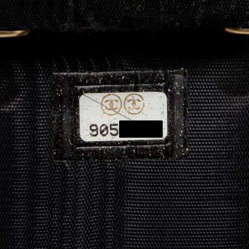 CHANEL Caviar Quilted 6 Key Holder Black 192170