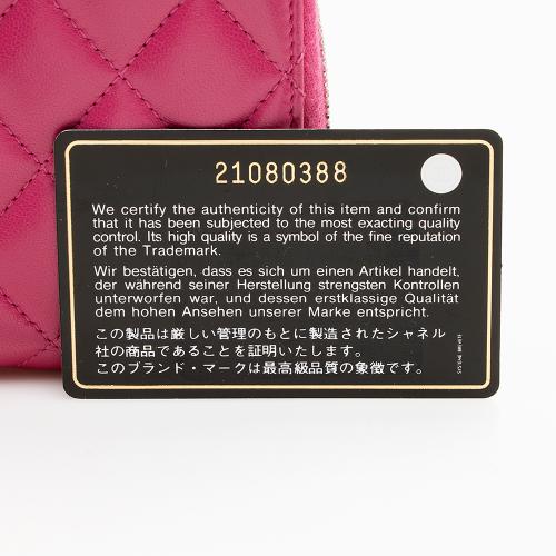 Chanel Lambskin CC Zip Around Wallet - FINAL SALE