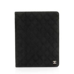 Chanel Matte Caviar Leather iPad Case