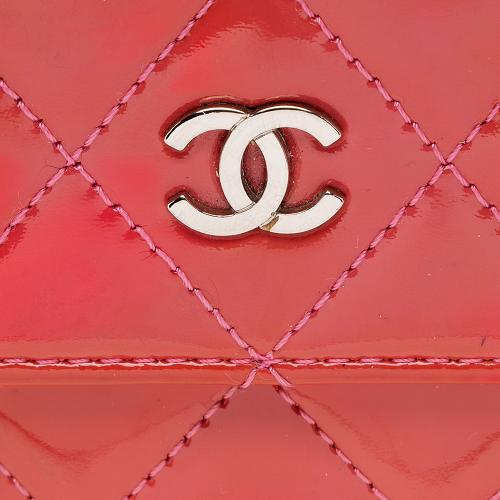 Chanel Patent Leather Compact French Wallet - FINAL SALE