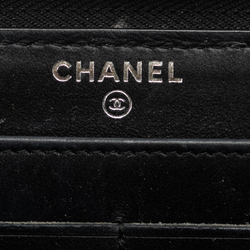 Chanel Tweed Deauville Continental Wallet
