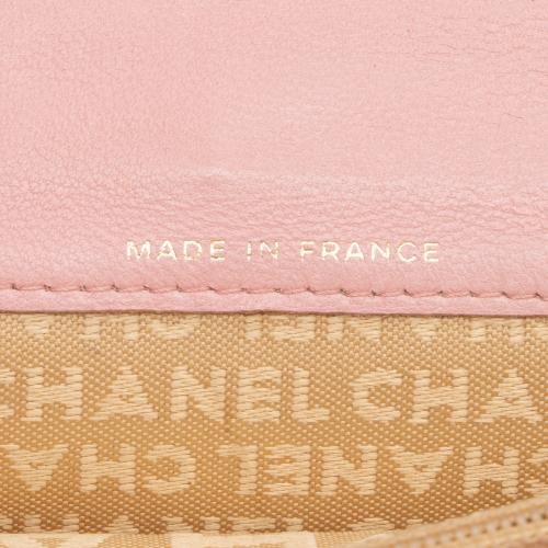 Chanel Vintage Embossed Lambskin Lucky Symbols Bi-Fold Wallet