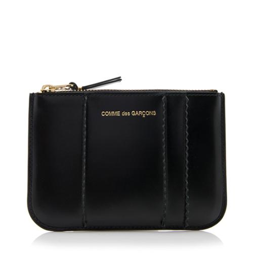 Comme des Garcons Leather Raised Spike Small Pouch