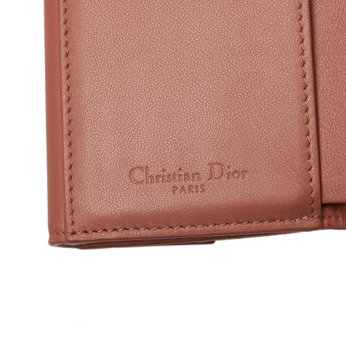 Dior Cannage Lady Dior Lotus Wallet