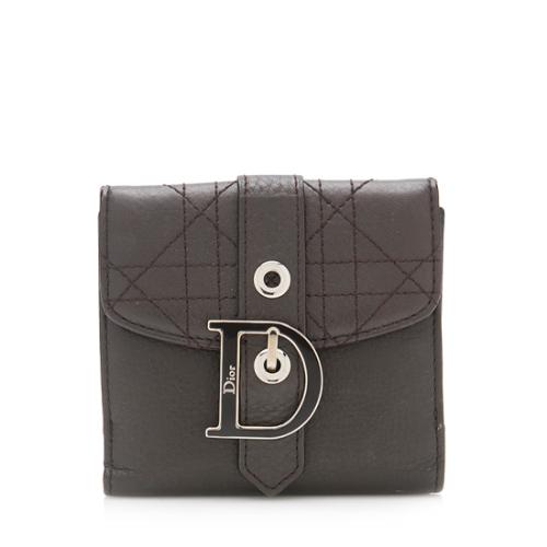 Dior Leather Detective Compact Wallet