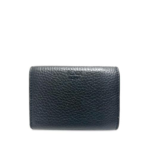 Fendi Peekaboo Leather Small Wallet