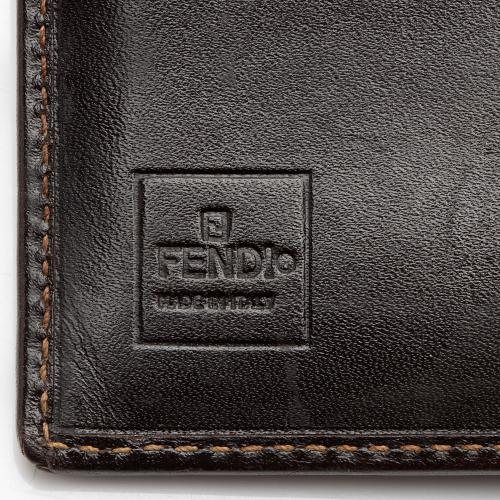 Fendi Vintage Zucca Bi-Fold Wallet