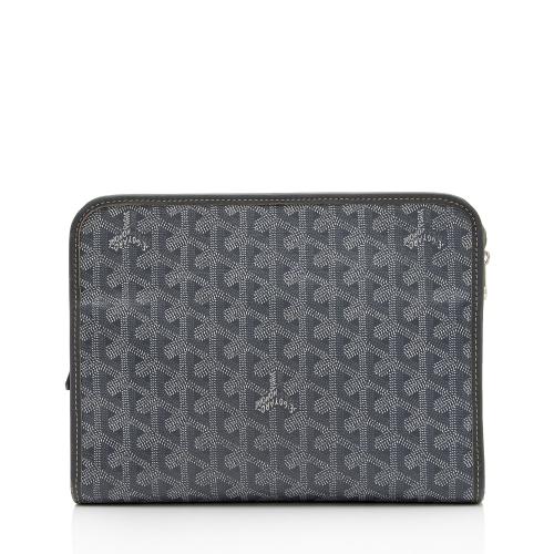 GOYARD Goyardine Jouvence Toiletry Pouch Black Gold