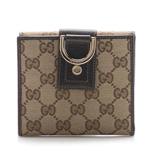 Gucci GG Canvas Abbey French Wallet