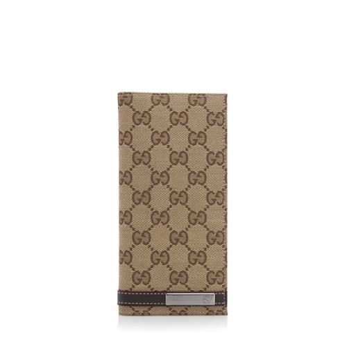 Gucci GG Canvas Bi-Fold Travel Wallet 