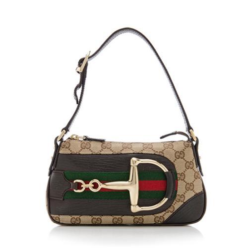 Gucci GG Canvas Hasler Small Shoulder Bag