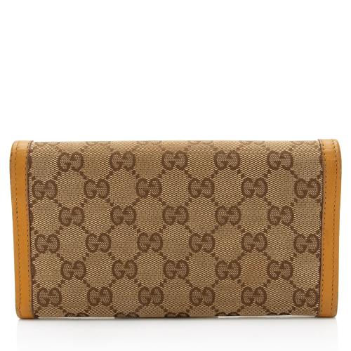 Gucci GG Canvas Leather Sukey Wallet