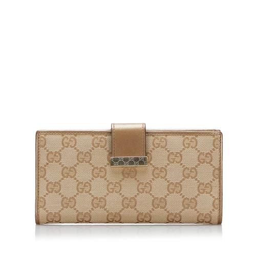 Gucci GG Canvas Long Wallet