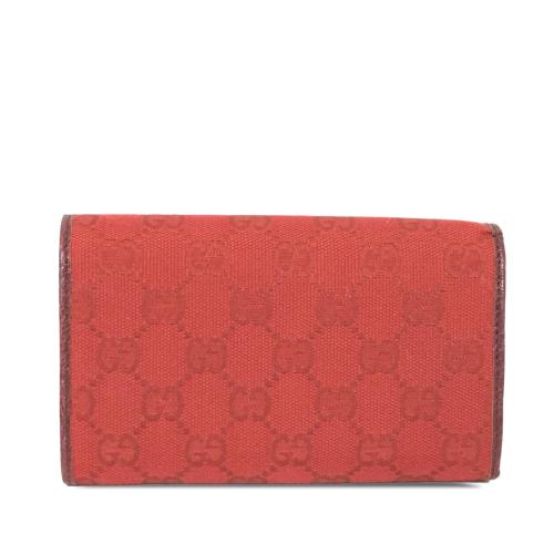 Gucci GG Canvas Long Wallet