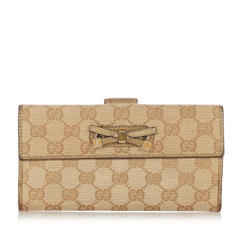 Gucci GG Canvas Princy Long Wallet