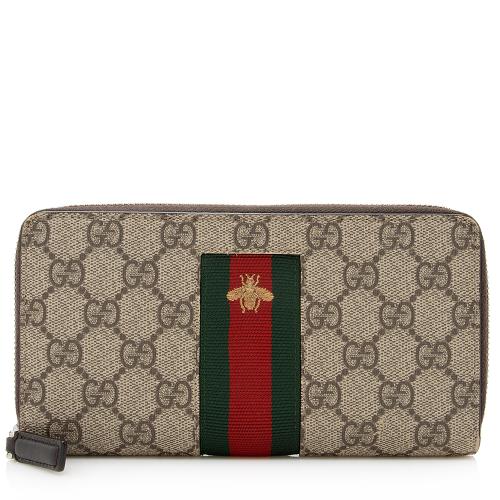 Gucci GG Canvas Supreme Long Wallet