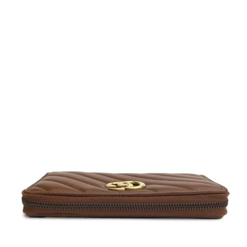 Gucci GG Marmont Leather Zip Around Wallet