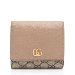 Gucci GG Supreme GG Marmont Compact Wallet