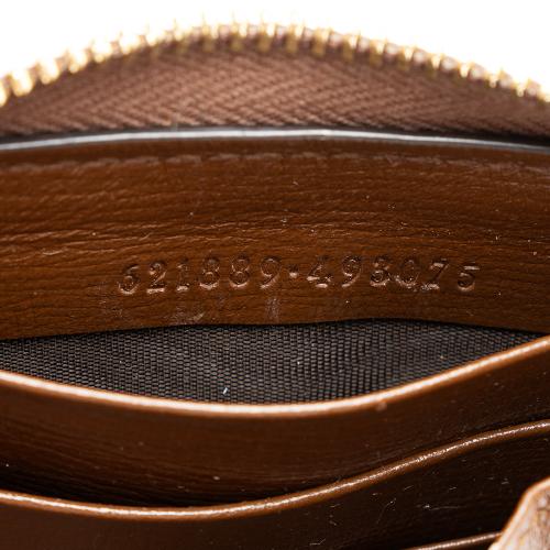 Gucci GG Supreme Horsebit 1955 Zip Around Wallet