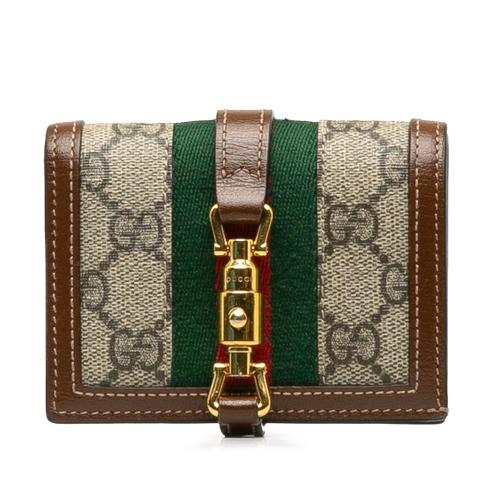 Gucci GG Supreme Jackie 1961 Compact Wallet