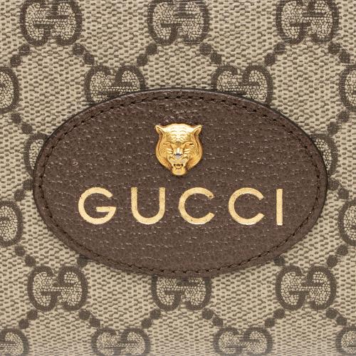 Gucci GG Supreme Neo Vintage Zip Around Wallet