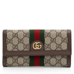 Gucci GG Supreme Ophidia Continental Wallet