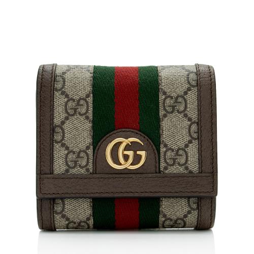 Gucci GG Supreme Ophidia Compact Wallet