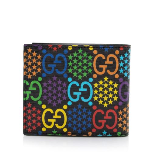 Gucci GG Supreme Psychedelic Bi-Fold Wallet