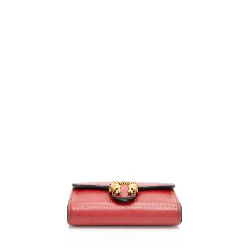 Gucci Grained Leather Dionysus Card Case Chain Bag