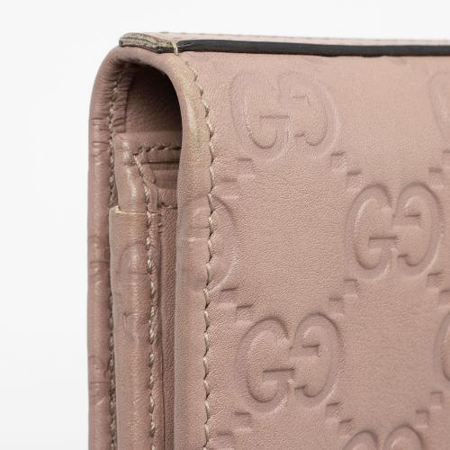 Gucci Guccissima Leather Bree Continental Wallet