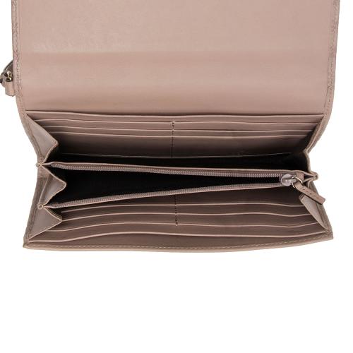 Gucci Guccissima Leather Bree Continental Wallet