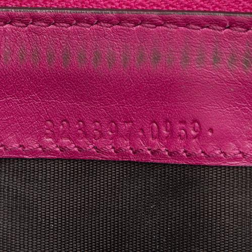 Gucci Guccissima Leather Bree Zip Around Wallet