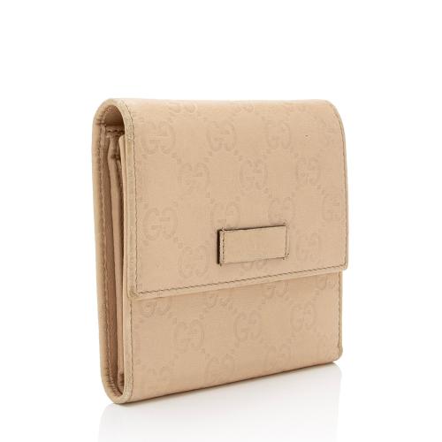 Gucci Guccissima Leather French Wallet
