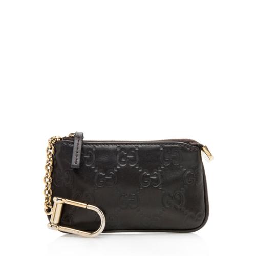 Gucci Guccissima Leather Key Case