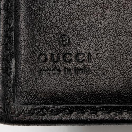 Gucci Guccissima Leather Twins French Wallet