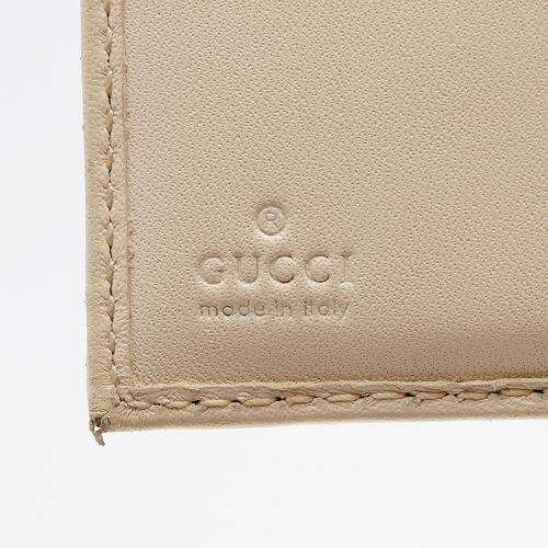 Gucci Guccissima Wave French Compact Wallet - FINAL SALE