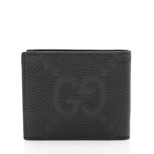 Gucci Jumbo GG Embossed Leather Wallet