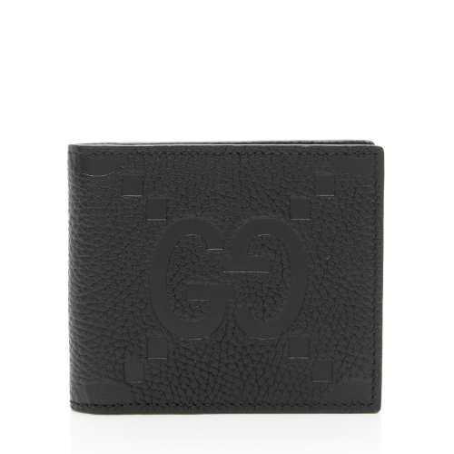 Gucci Jumbo GG Embossed Leather Wallet
