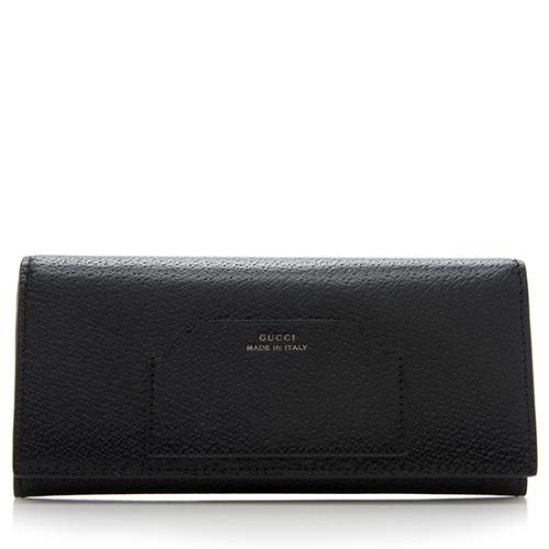 Gucci Leather Dandy New Chester Continental Wallet