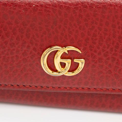 Gucci Leather GG Marmont 6 Key Case